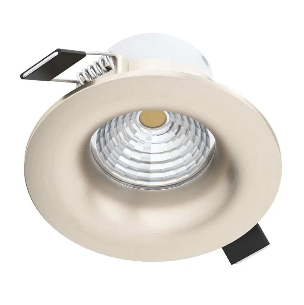 LED inbouwspot Saliceto rond stijf 2.700K nikkel