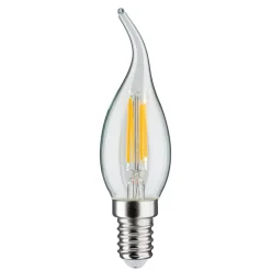 LED kaars E14 4.8W gloeidraad 2.700K windvlaag helder