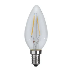 LED kaarslamp C35 filament E14 1,5W 2.700 K
