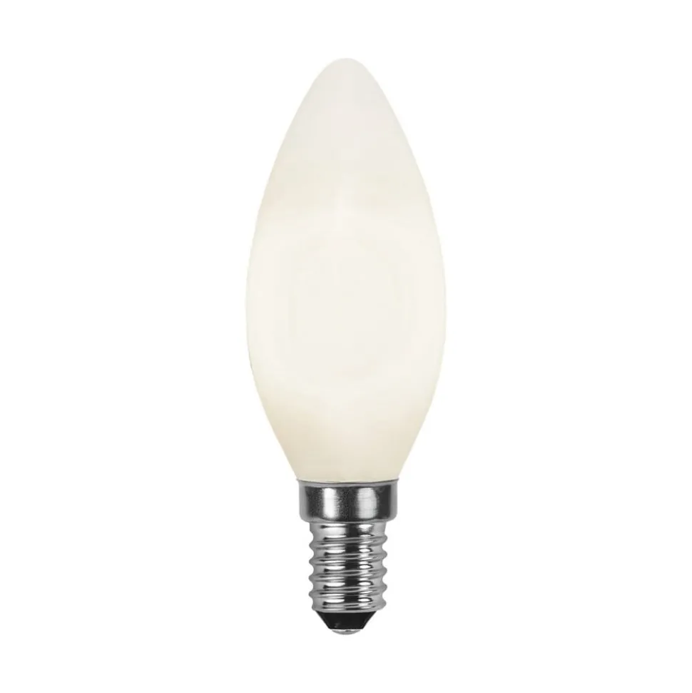 LED kaarslamp E14 2.700K opaal Ra90 3W