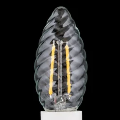 LED kaarslamp E14 3W 2.700 K filament gedraaid