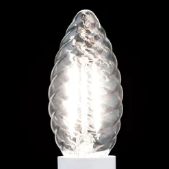 LED kaarslamp E14 3W 2.700 K filament gedraaid