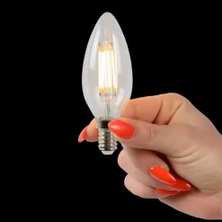 LED kaarslamp E14 4W 2700K dimbaar set van 4