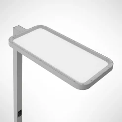 LED kantoor vloerlamp Nelus Neo, dimmer en sensor