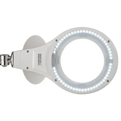 LED klemlamp MAULmakro, wit, hoogte 50 cm