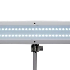 LED klemlamp MAULwerk, wit, hoogte 50 cm, dimbaar