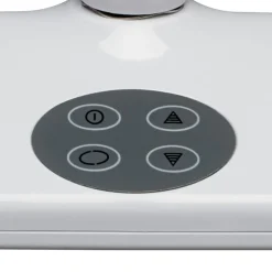 LED klemlamp MAULwerk, wit, hoogte 50 cm, dimbaar