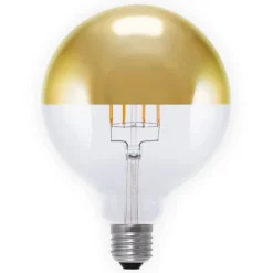 LED kopspiegellamp E27 7W goud