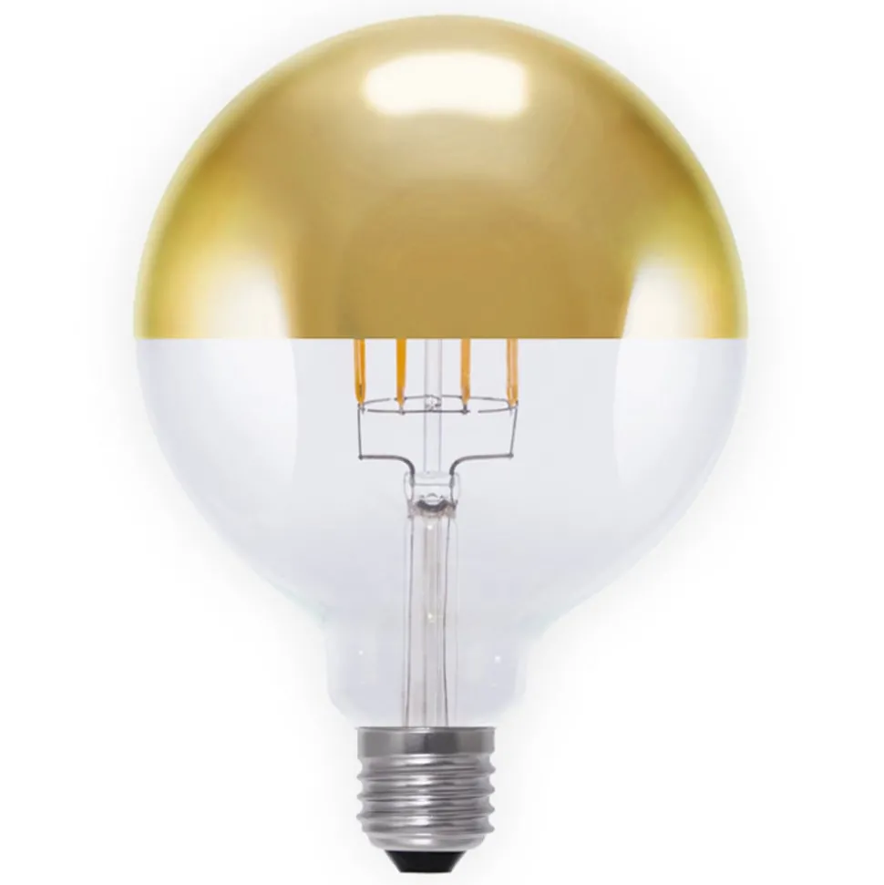 LED kopspiegellamp E27 7W goud