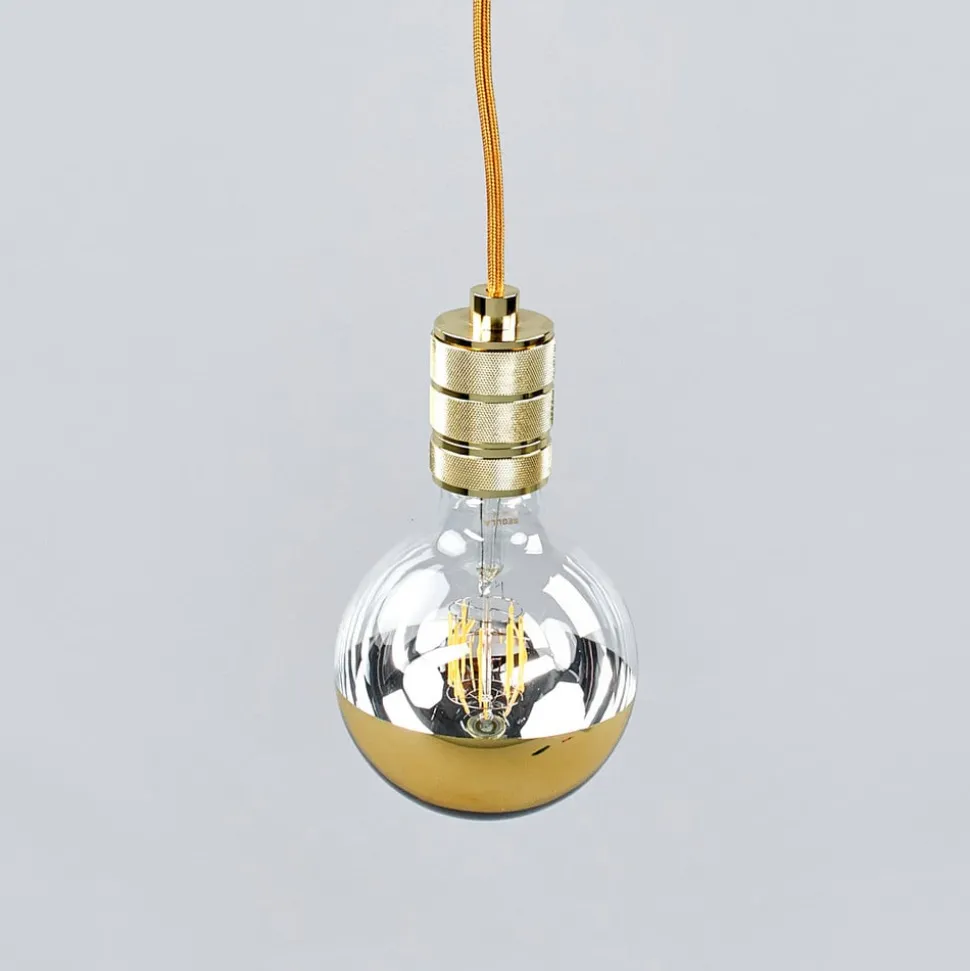 LED kopspiegellamp E27 7W goud