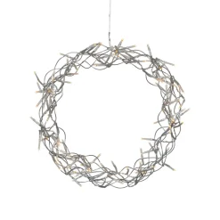 LED krans krullend, warmwit, Ø 30 cm