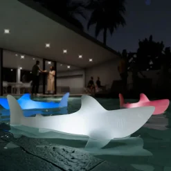 LED lamp BOBB de haai, drijfbaar, RGBW