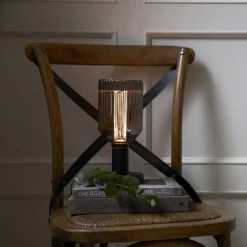 LED lamp Decoled E27 1W 2.000K rookgrijs