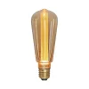 LED lamp DecoLED NGC, Rustika, E27 2 W amber 1.700 K