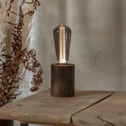 LED lamp DecoLED NGC, Rustika E27 1,1 W grijs 2.800 K