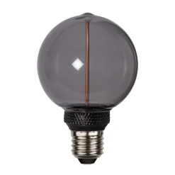 LED lamp DecoLED One G80 E27 2W zwart 1800K 3-staps