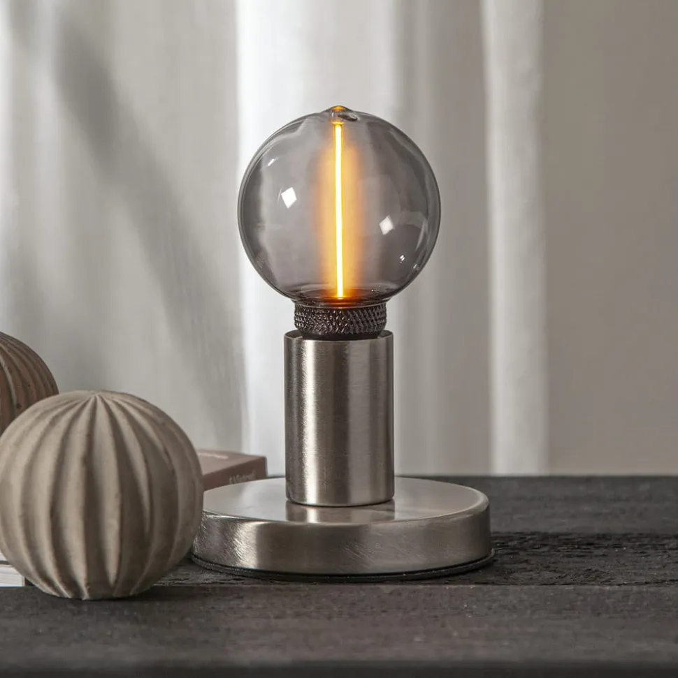 LED lamp DecoLED One G80 E27 2W zwart 1800K 3-staps