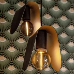 LED lamp DecoLED One G80 E27 2W zwart 1800K 3-staps