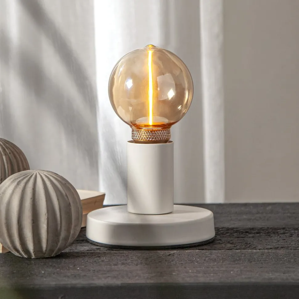 LED lamp DecoLED One G80 E27 2 W amber 1.800K 3-staps