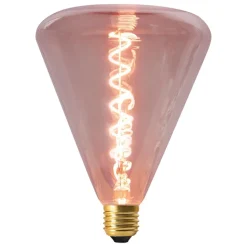 LED lamp Dilly E27 4W 2200K dimbaar, rood getint