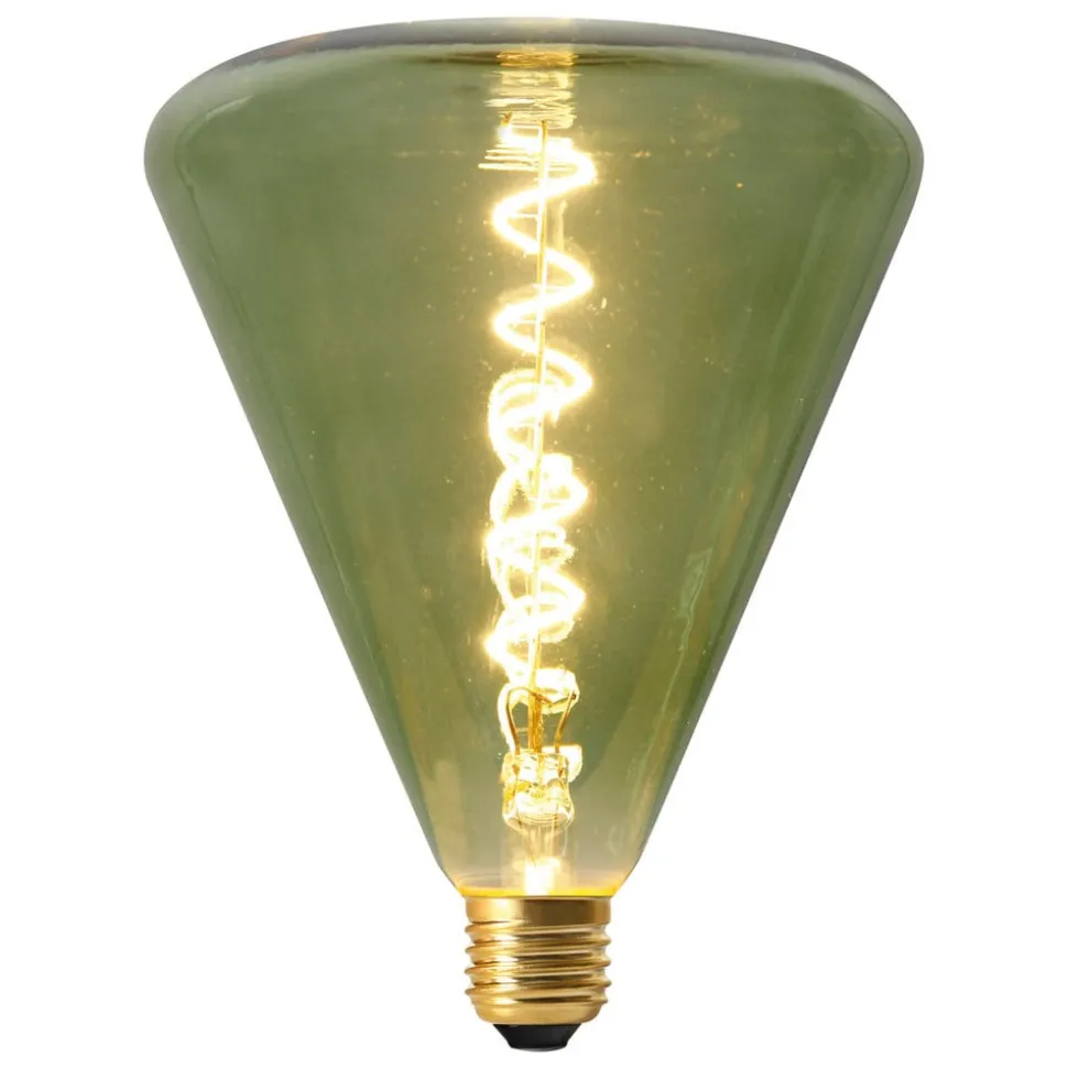 LED lamp Dilly E27 4W 2200K dimbaar, groen getint