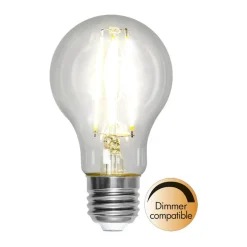 LED lamp, E27, 8 W, helder, gloeidraad, 4.000 K, dimbaar