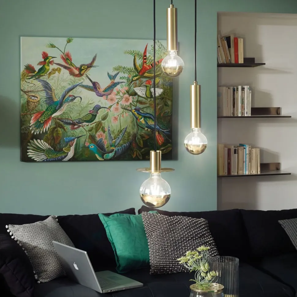 LED lamp E27 827 6,5W hoofdspiegel goud