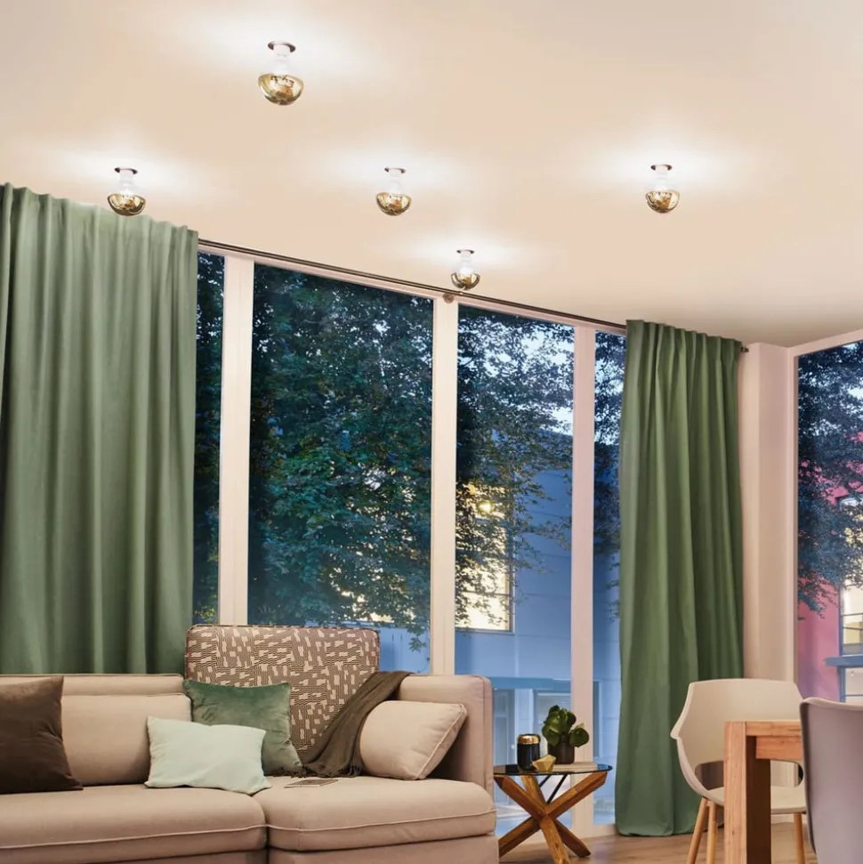 LED lamp E27 827 6,5W hoofdspiegel goud