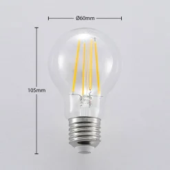 LED lamp E27 A60 6,5W 827 3-Step-dimmer 3 per set