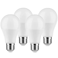 LED lamp E27 A60 8,5W 2.700K mat 3+1 set