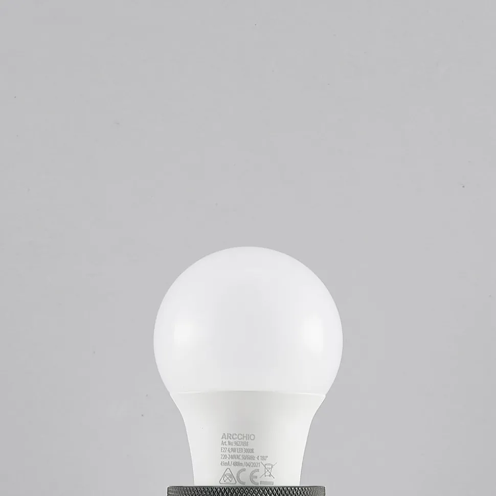 LED lamp E27 A60 4,9W 3.000K opaal 6 per set