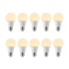 LED lamp E27 A60 8W 3.000K opaal, 10 per set
