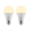 LED lamp E27 A60 9,5W 3.000K opaal, 2 per set