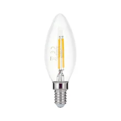 LED lamp E14 C35 helder 2W 827 180lm dimbaar