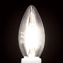 LED lamp E14 C35 helder 2W 827 180lm dimbaar