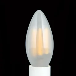 LED lamp E14 C35, mat, 6W, 2700 K, 720 lm, dimbaar