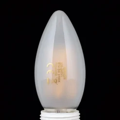 LED lamp E14 C35, mat, 2W, 2.700 K, 180 lm, dimbaar