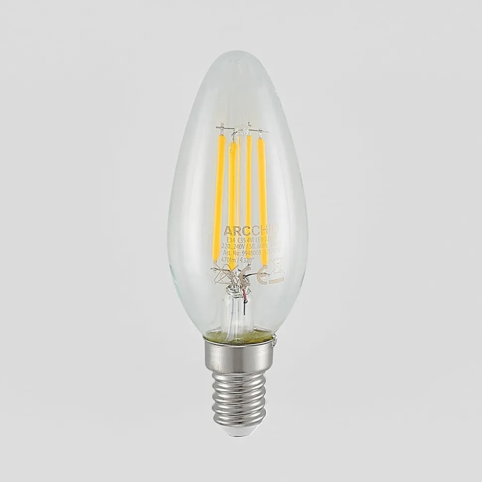 LED lamp E14 filament 4W 2.700K 3-step-dimmer