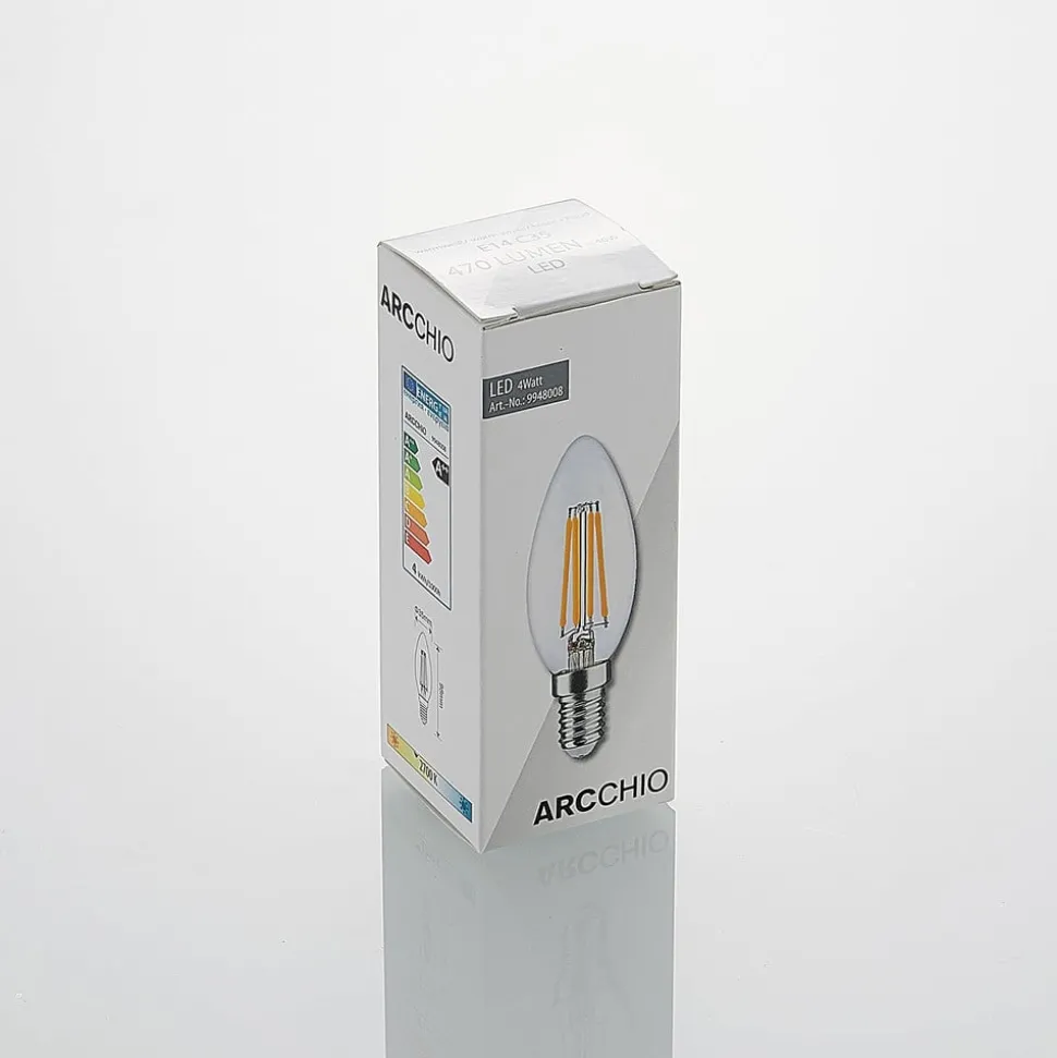 LED lamp E14 filament 4W 2.700K 3-step-dimmer