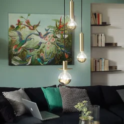 LED lamp E27 G125 827 6,5W Hoofdspiegel goud