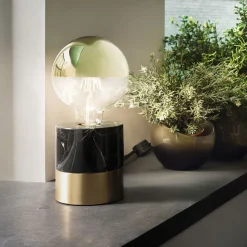 LED lamp E27 G125 827 6,5W Hoofdspiegel goud