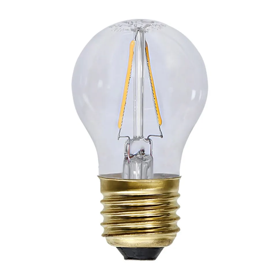 LED lamp E27 G45 filament 1,5W 2.100 K Soft Glow