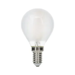 LED lamp E14 G45, mat, 6W, 2.700 K, 720 lm, dimbaar