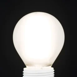 LED lamp E14 G45, mat, 6W, 2.700 K, 720 lm, dimbaar