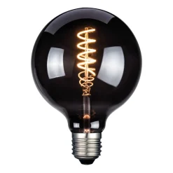 LED lamp, E27, G125, rookkleurig, 4 W, 1800 K, 60 lm