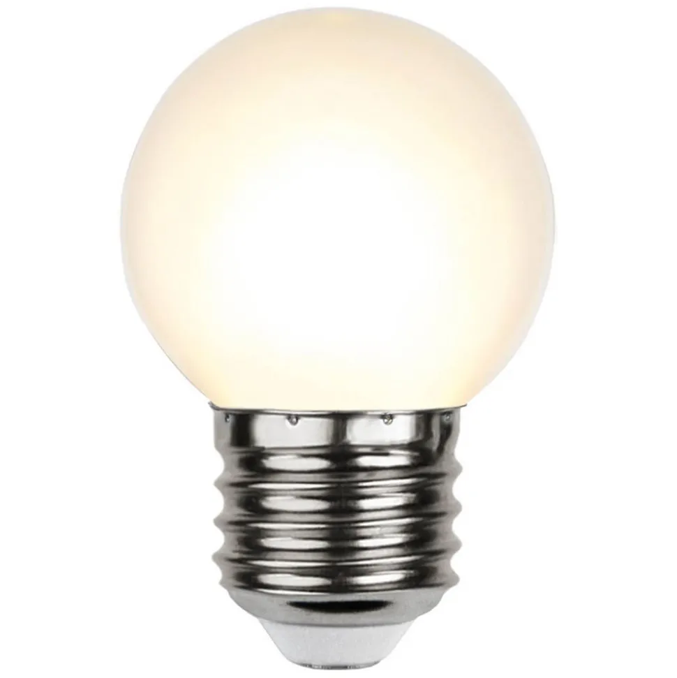 LED lamp E27 G45 voor lichtkettingen, wit 2.700K