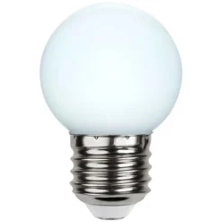 LED lamp E27 G45 voor lichtkettingen, wit 6.500K