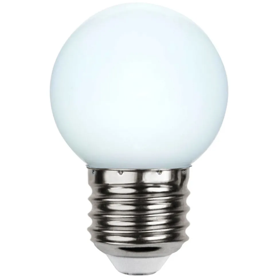 LED lamp E27 G45 voor lichtkettingen, wit 6.500K