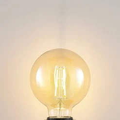 LED lamp E27 G95 6,5W 2.500K amber 3-step-dimmer