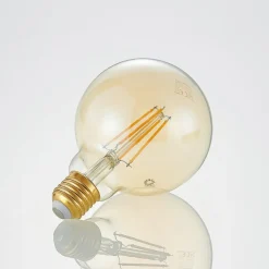 LED lamp E27 G95 6,5W 2.500K amber 3-step-dimmer